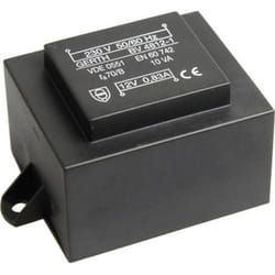 Gerth - PT484802F Transformateur pour circuits imprimés 1 x 230 v 2 x 24 v/ac 10 va 208 mA