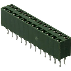Te Connectivity - Barrette femelle (standard) série ampmodu HV-100 Nbr total de pôles 20 Pas: 2.54 mm 1-215307-0 1 pc(s) V010971