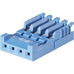 Te Connectivity - Boîtier femelle pour câble série ampmodu HE13 Nbr total de pôles 4 Pas: 2.54 mm 281784-4 1 pc(s) Q425041