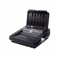 GBC Machine à relier CombBind C450E, Machine de reliure à peigne, Electrique, 450 feuilles, Noir