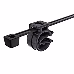 Hellermann Tyton 156-00036, Attache pour câble d'échelle, Polyamide, Noir, 4,5 cm, 202 mm, 4,6 mm