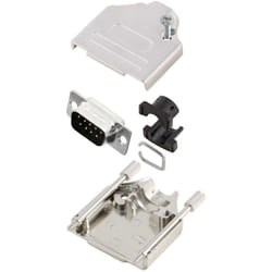 Mh Connectors - MHDTZK9-DM9P-K Kit embase sub-d mâle 180 ° Nombre de pôles: 9 fût à souder 1 pc(s) A978231
