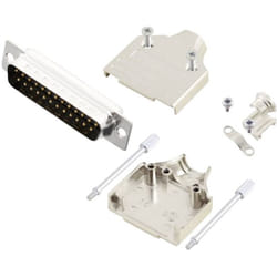MH Connectors MHDM25-DB25P-K Kit embase SUB-D mâle 180 ° Nombre de pôles: 25 fût à souder 1 pc(s)