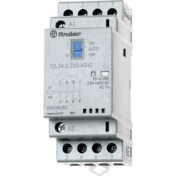 22.34.0.024.4320 Contacteur 4 no (t) 24 v/dc, 24 v/ac 25 a 1 pc(s) - Finder