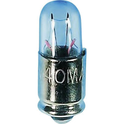 00282425 Micro ampoule incandescente 24 v 0.60 w MG5.7s/9 clair 1 pc(s) A964961 - Barthelme