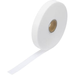 KSS - MGTP-20WE Collier de serrage auto-agrippant pour grouper partie velours et partie agrippante blanc 10 m