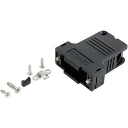 Conec - Capot sub-d 9 pôles 165X14559XE matière plastique 45 ° noir 1 pc(s) A253381