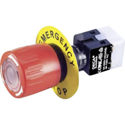 ADA16E6-R11-A1KR Arrêt d'urgence 250 v/ac 5 a 2 nf (r), 2 no (t) IP65 1 pc(s) - Deca