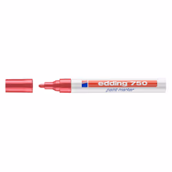 Edding 750, Rouge, Blanc, 2 mm, 4 mm, 10 pièce(s)