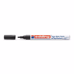Edding 751, Noir, Noir, Blanc, 1 mm, 2 mm, 10 pièce(s)