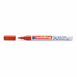 Edding 751, Rouge, Rouge, Blanc, 1 mm, 2 mm, 10 pièce(s)