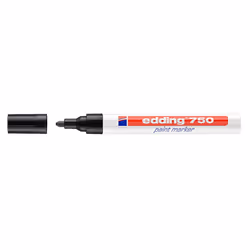 Edding 750, Noir, Blanc, 2 mm, 4 mm, 10 pièce(s)