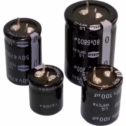Informations techniques Capacité électrique : 6800 µF Dimension produit, Ø : 35 mm Dimensions produit, hauteur : 40 mm Matéri ...