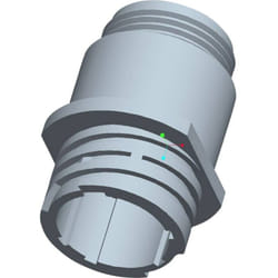 Te Connectivity - 206036-3 Cosse cylindrique mâle femelle, droit Nombre total de pôles: 16 Série (connecteur rond): cpc 1
