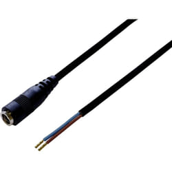 Câble de raccordement basse tension Bkl Electronic 072068 dc femelle - extrémité(s) ouverte(s) 5.5 mm 2.5 mm 2.50 m 1 p