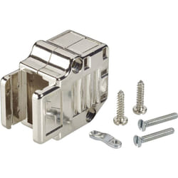 Capot sub-d 9 pôles FCI 863093C09MLF plastique, métallisé 90 ° argent 1 pc(s)