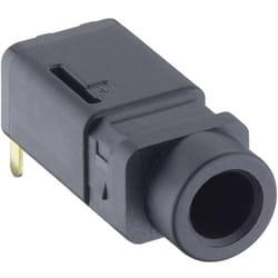 Jack 3.5 mm embase femelle horizontale Lumberg 1503 16 Nombre de pôles: 4 stéréo noir 1 pc(s)
