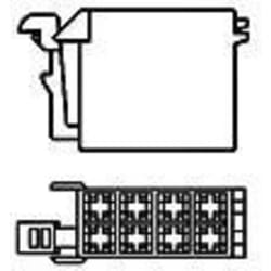 Te Connectivity - Boîtier femelle pour câble série j-p-t 2-963217-1 Nbr total de pôles 16 Pas: 5 mm 1 pc(s)