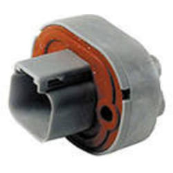 Te Connectivity - DT15-2P Cosse cylindrique mâle mâle, droit Nombre total de pôles: 2 Série (connecteur rond): dt 1 pc(s)