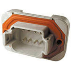 Te Connectivity - DT15-08PA Cosse cylindrique mâle embase mâle verticale Nombre total de pôles: 8 Série (connecteur rond)