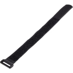 Basetech 98001c373 Bande auto-agrippante avec boucle partie velours et partie agrippante (L x l) 300 mm x 20 mm noir 1 pc(s) Y807971