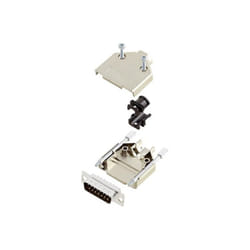 Encitech - Kit embase sub-d mâle Nombre de pôles: 15 DTPK-M-15-DBP-K 6355-0030-02 180 ° fût à souder 1 set S768711