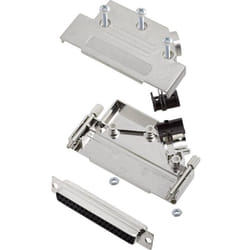 Encitech - Kit embase sub-d femelle Nombre de pôles: 37 D45PK-M-37-DBS-K 6355-0009-14 45 ° fût à souder 1 set