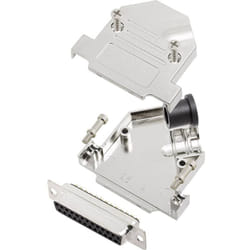 Encitech - Kit embase sub-d femelle Nombre de pôles: 25 D45NT25-M-DBS-K 6355-0072-23 45 ° fût à souder 1 set