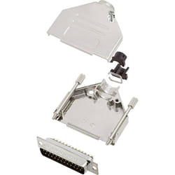 Kit embase SUB-D mâle Nombre de pôles: 25 encitech DTCK25-DMP-K 6355-0061-23 180 ° fût à souder 1 set