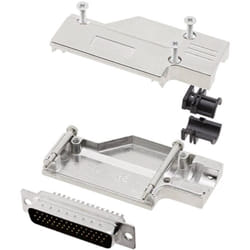 Encitech - Kit embase sub-d mâle Nombre de pôles: 44 DCMR-FK-25-HDP44-K 6355-0066-03 90 ° fût à souder 1 set