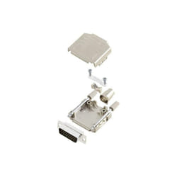 Encitech - Kit embase sub-d mâle Nombre de pôles: 26 DPPK15-M-HDP26-K 6355-0014-02 180 ° fût à souder 1 set S764971