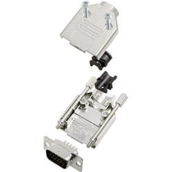 Encitech - Kit embase sub-d mâle Nombre de pôles: 15 DTPK09-M-HDP15-K 6355-0056-01 180 ° fût à souder 1 set S764981