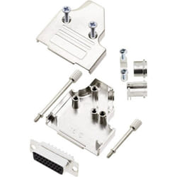 Encitech - Kit embase sub-d femelle Nombre de pôles: 26 MHDM35-15-HDS26-K 6355-0060-12 180 ° fût à souder 1 set