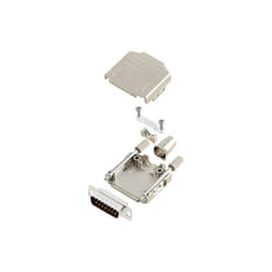 Encitech - Kit embase sub-d mâle Nombre de pôles: 15 DPPK15-M-DBP-K 6355-0004-02 180 ° fût à souder 1 set S766051