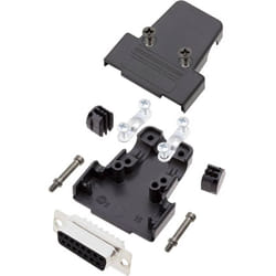 Encitech - Kit embase sub-d mâle Nombre de pôles: 25 TRI-M-25-DMP-K 6355-0039-03 180 ° fût à souder 1 set