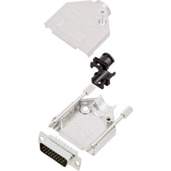 Encitech - Kit embase sub-d mâle Nombre de pôles: 26 DTZK15-HDP26-K 6355-0012-02 180 ° fût à souder 1 set