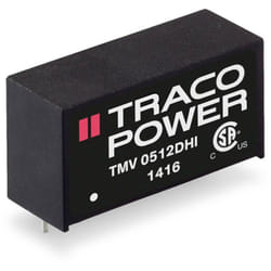 Tracopower - tmv 1215SHI Convertisseur cc/cc pour circuits imprimés 12 v/dc 15 v/dc 66 mA 1 w Nbr. de sorties: 1 x Conten