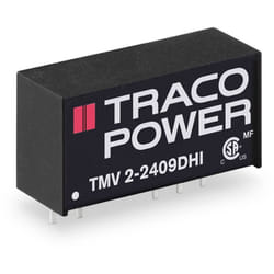 Tracopower - tmv 2-1209DHI Convertisseur cc/cc pour circuits imprimés 12 v/dc 9 v/dc, -9 v/dc 112 mA 1 w Nbr. de sorties: