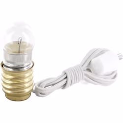 enquête clair 4.50 V livraison Culot E10 + Fil double 40 cm avec connecteur fabricant et numéro du fabricant BELI-BECOGL424 w ...