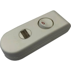 Inter Bär - interBär 8093-108.01 Interrupteur pour câble souple blanc 1 x Off/On 2 a 1 pc(s)