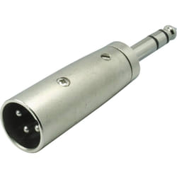 Kash - Adaptateur xlr xlr mâle - Jack mâle 6.35 mm stéréo Nombre de pôles:3 1 pc(s)