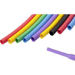 Hongshang - H-2(3X) Box 1.50 - 0.50 Gaine thermorétractable sans colle noir 1.50 mm 0.50 mm Taux de retreint:3:1 10 m S322281
