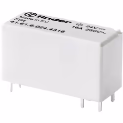 Informations techniques Connexion (composants) : pin à souder Courant de commutation (max.) : 16 A Dimensions produit, hauteu ...