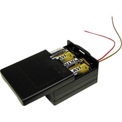 BK-6049 Boîte de piles 8x LR6 (aa) raccordement par fils (l x l x h) 71.8 x 65.28 x 37.08 mm - MPD