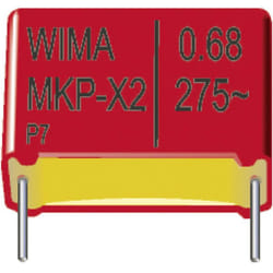 Wima - mkp 10 2,2uF 5% 400V RM27,5 1 pc(s) Condensateur à film mkp sortie radiale 2.2 µF 400 v/dc 5 % 27.5 mm (l x l x h)