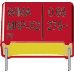 Wima - mkp 10 1,0uF 5% 2000V RM37,5 1 pc(s) Condensateur à film mkp sortie radiale 1.0 µF 2000 v/dc 5 % 37.5 mm (l x l x