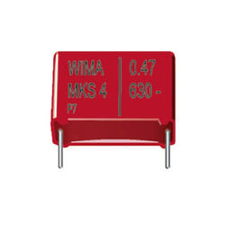 Wima - mks 4 6,8uF 5% 50V RM10 1 pc(s) Condensateur à film mks sortie radiale 6.8 µF 50 v/dc 5 % 10 mm (l x l x h) 13 x 6 x 12 mm S800751