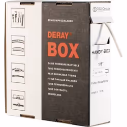 Gaine thermorétractable sans colle 2:1 DSG Canusa DERAY-Box 8610016902 blanc Ø intérieur nominal (avant réduction): 1.6