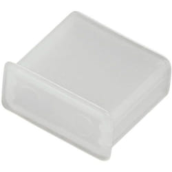 Conrad 1593497 bouchon de connecteurs électroniques Plastique Transparent 1 pièce(s)