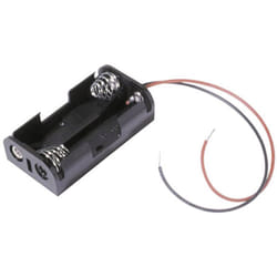 BH2AAW Support de pile 2x LR6 (aa) raccordement par fils (l x l x h) 58 x 32 x 16 mm - MPD